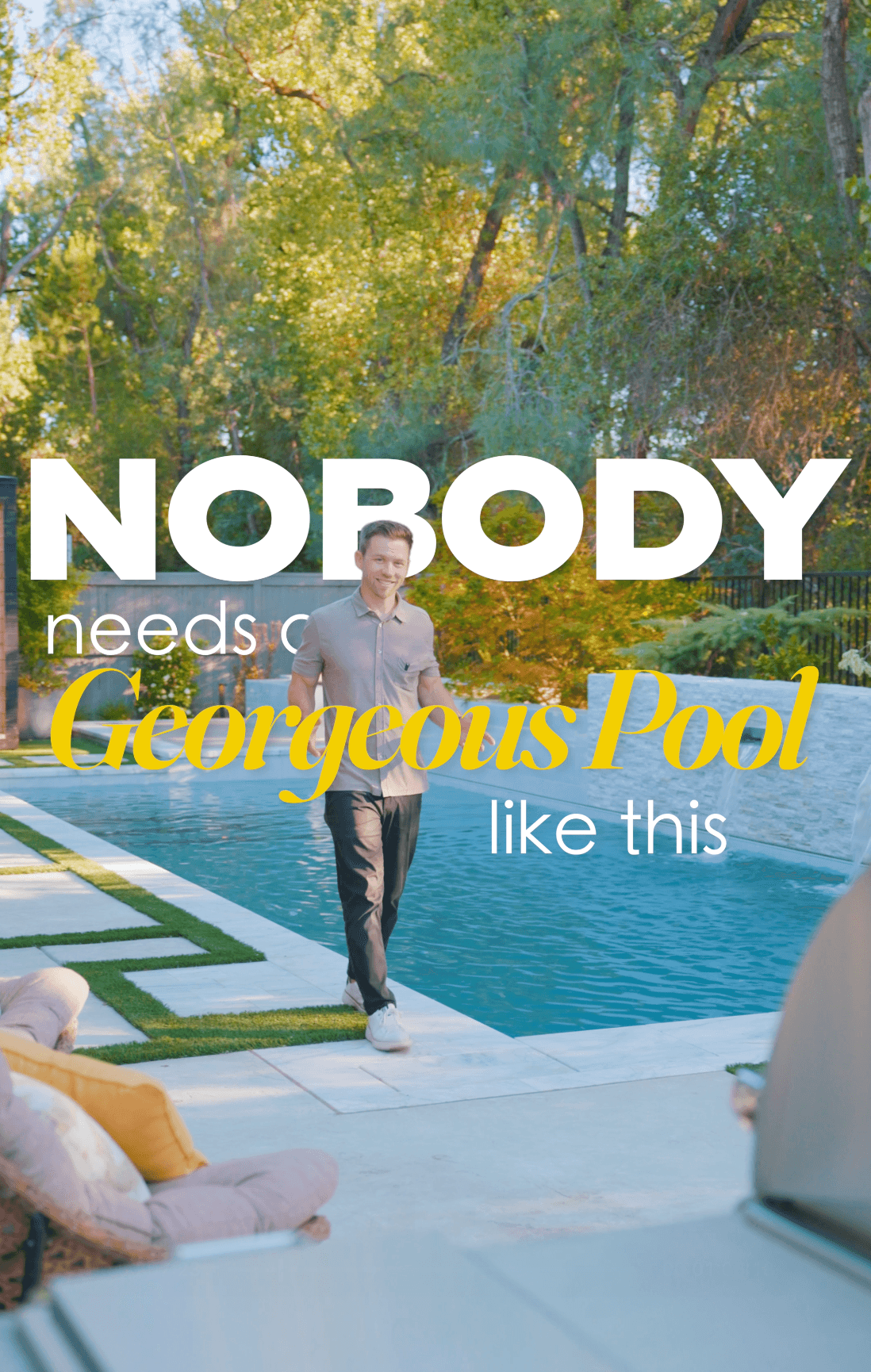Pool reveal